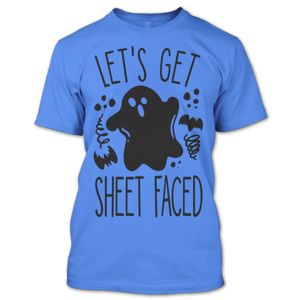 A black t-shirt with the shopify logo