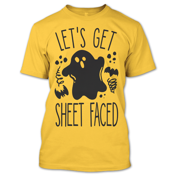 A black t-shirt with the shopify logo