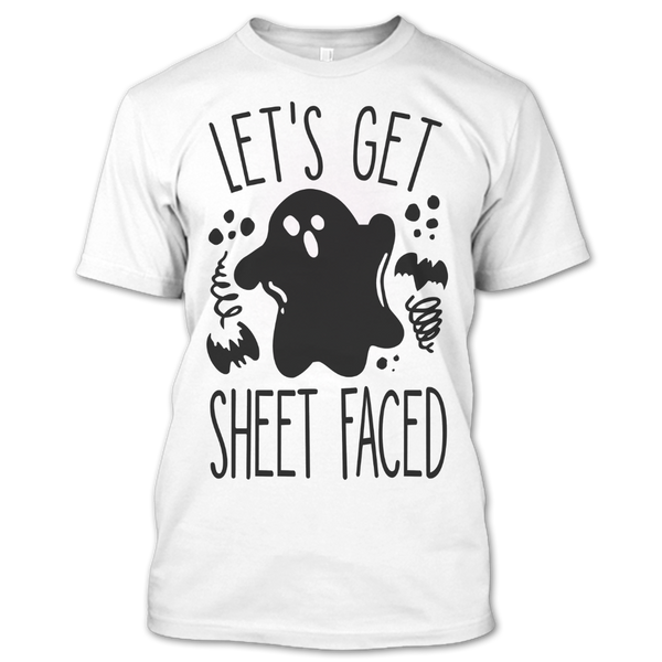 A black t-shirt with the shopify logo