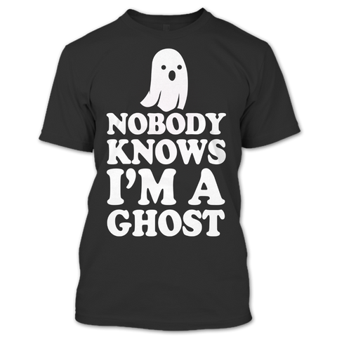 A black t-shirt with the shopify logo