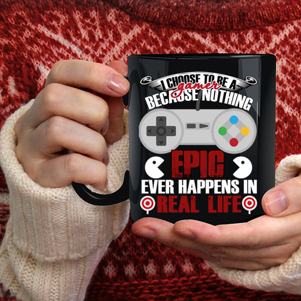 I Choose To Be A Gamer Coffee Mug, Proud To Be A Gamer Coffee Cup