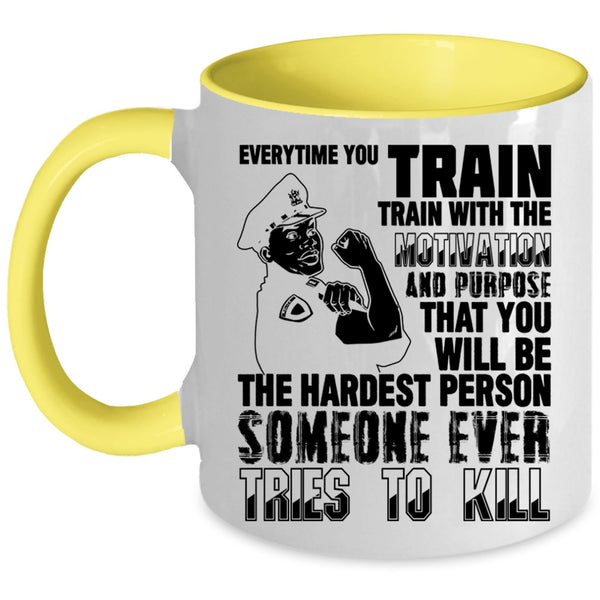 Funny Gift For Policeman Coffee Mug, Cool Policeman Accent Mug