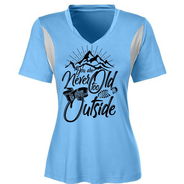 You Are Never Too Old To Play Outside T Shirt, I Love Hiking T Shirt, Awesome T-Shirts