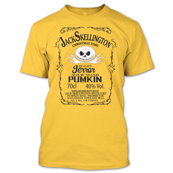 A black t-shirt with the shopify logo