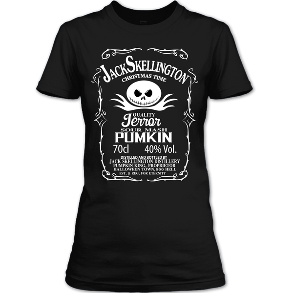 A black t-shirt with the shopify logo