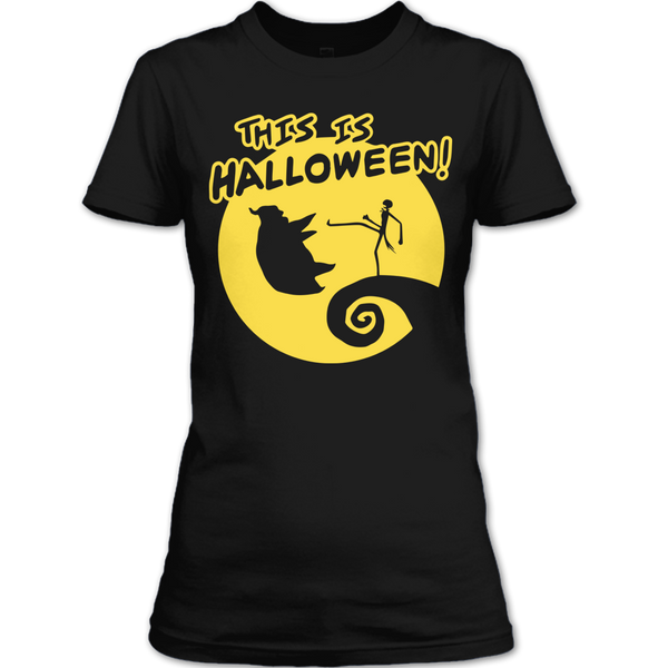 A black t-shirt with the shopify logo