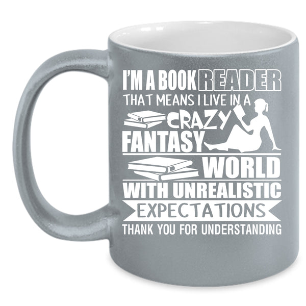 I'm A Book Reader Coffee Mug, Cute Gift For Booker Coffee Cup