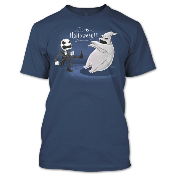 A black t-shirt with the shopify logo