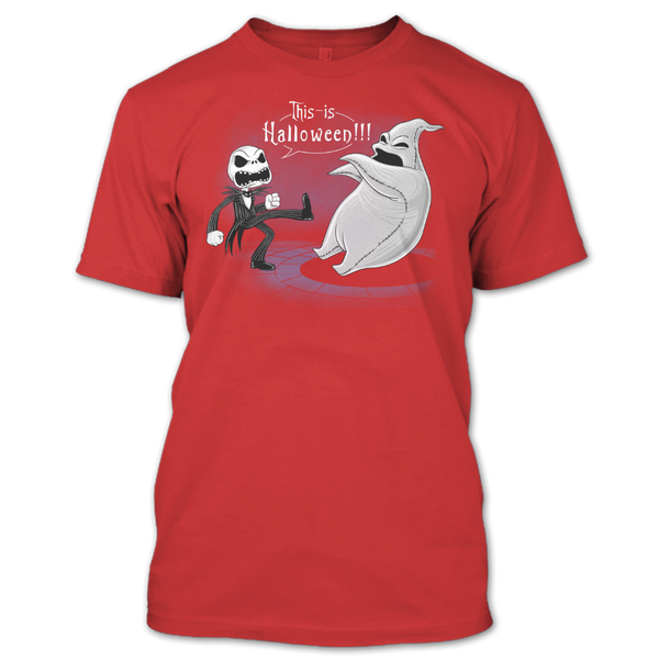 A black t-shirt with the shopify logo