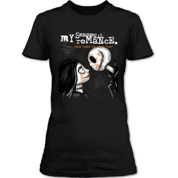 A black t-shirt with the shopify logo