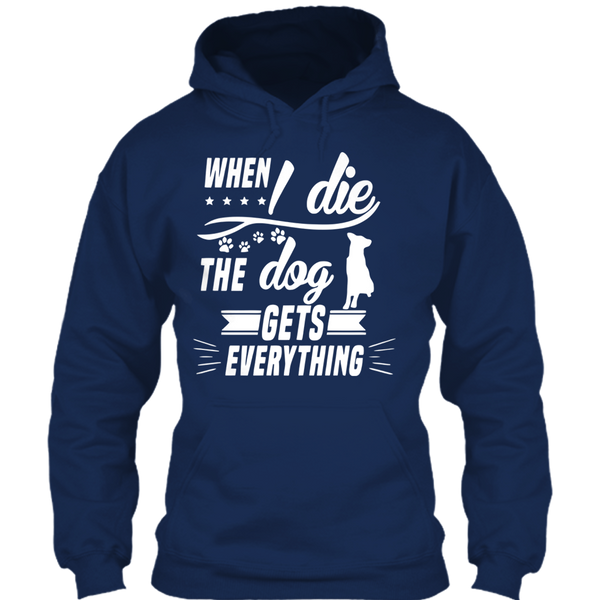 A black t-shirt with the shopify logo