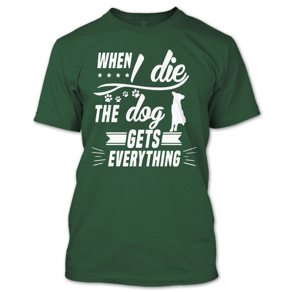 A black t-shirt with the shopify logo