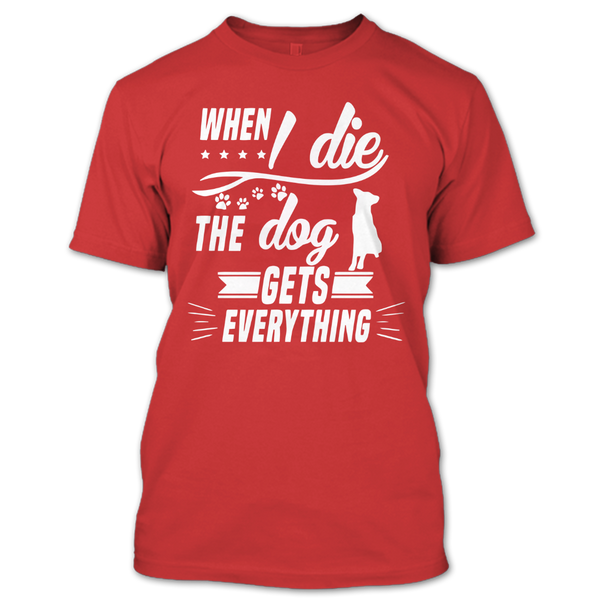 A black t-shirt with the shopify logo