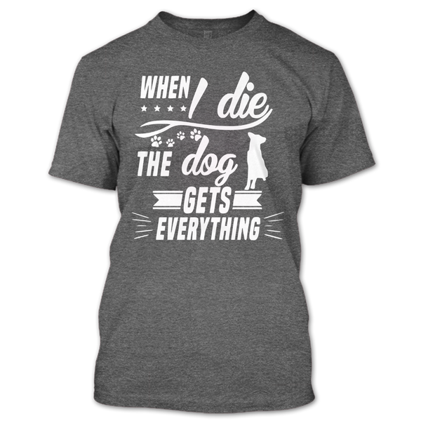 A black t-shirt with the shopify logo