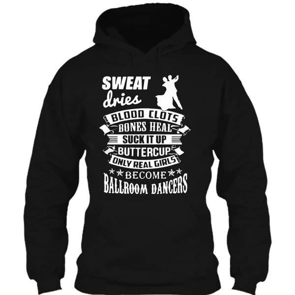 A black t-shirt with the shopify logo