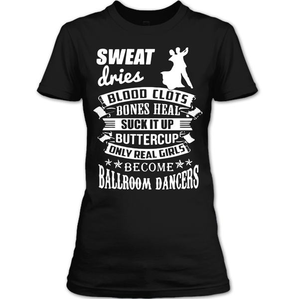 A black t-shirt with the shopify logo