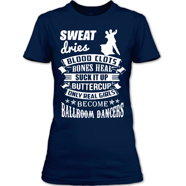 A black t-shirt with the shopify logo