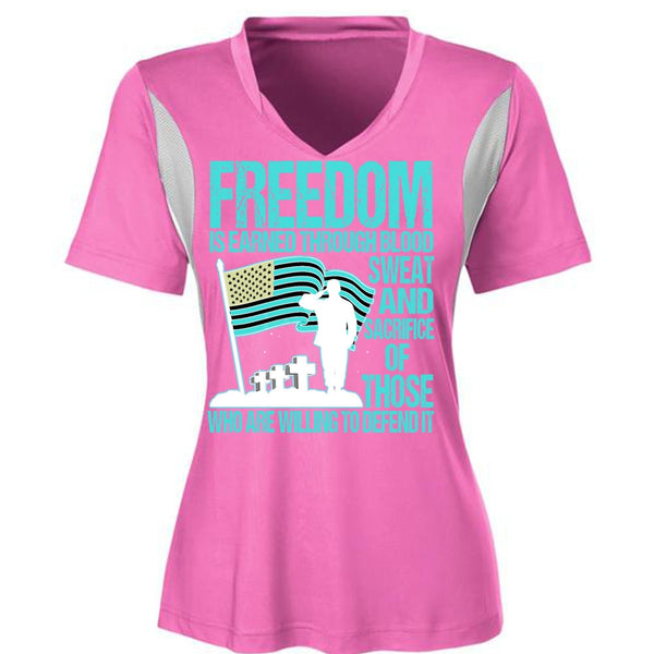Freedom Is Earned T Shirt, I Love Veteran T Shirt, Awesome T-Shirts