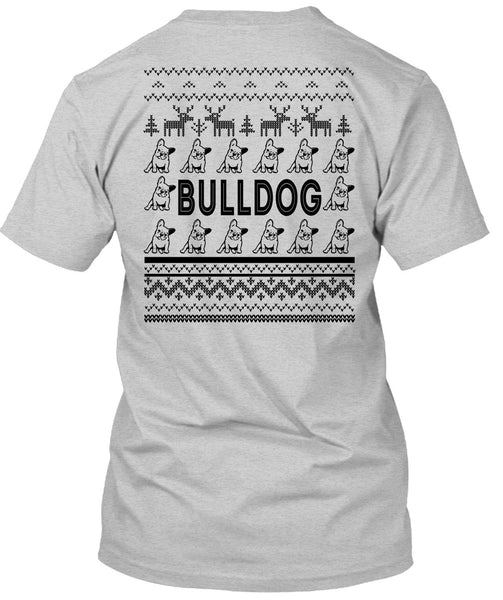 I Love Bulldog T Shirt, Merry Christmas T Shirt