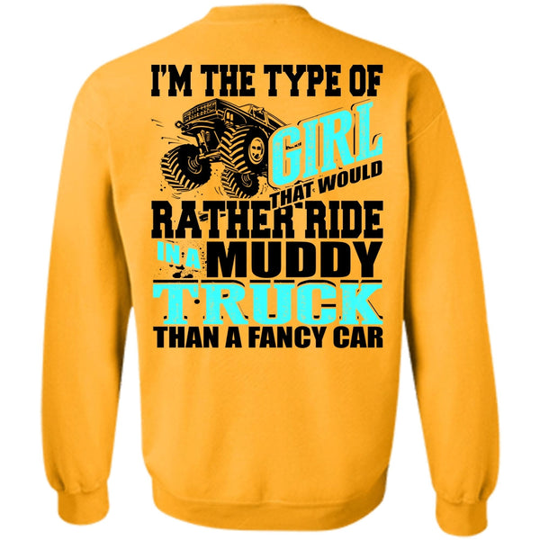 I Love Jeep T Shirt, Ride In A Muddy Truck Sweatshirt