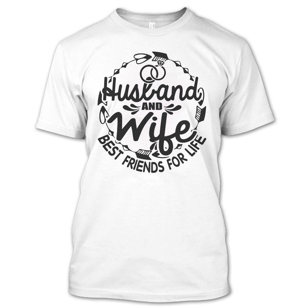 A black t-shirt with the shopify logo