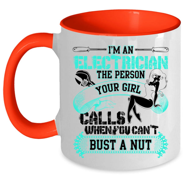 Awesome Electricians Coffee Mug, I'm An Electrician Accent Mug