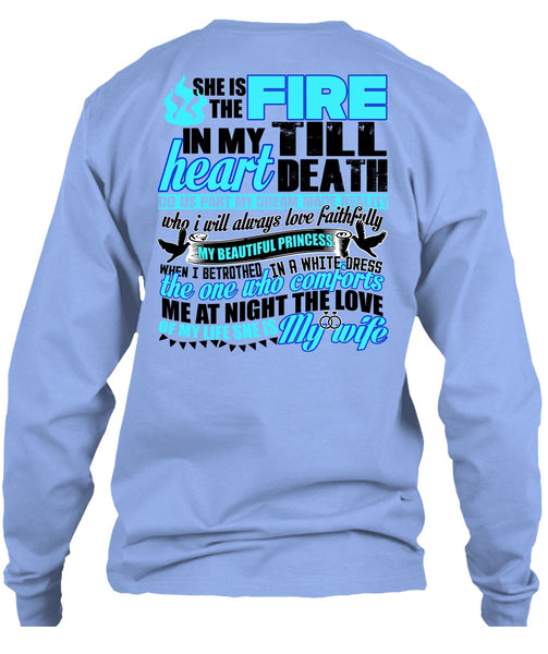 She Is The Fire T Shirt, I Love Wife T Shirt