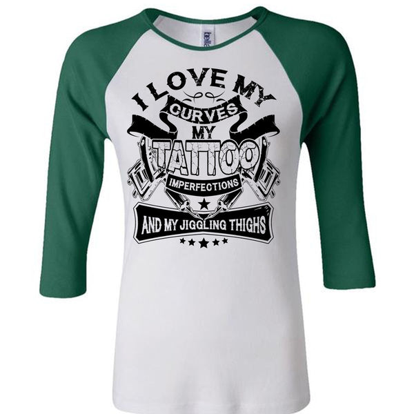 I Love My Curves My Tattoo T Shirt, I Love Tattoo T Shirt, Awesome T-Shirts