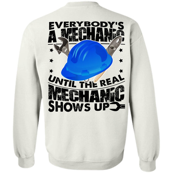 A black t-shirt with the shopify logo