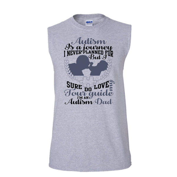 Autism Mom T Shirt, Coolest Autism Mom T Shirt, Awesome t-shirts (Men's Cotton Sleeveless)