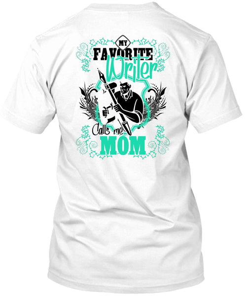 A black t-shirt with the shopify logo