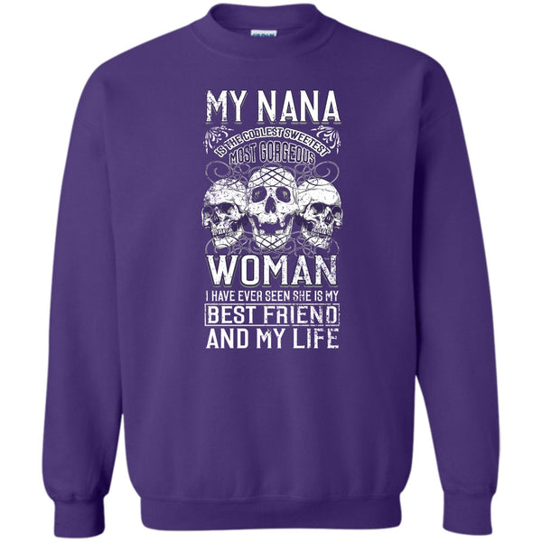 Awesome Nanny T Shirt, Coolest Nanny Ever Sweatshirt