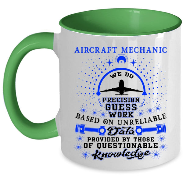 Cool Aircraft Mechanic Coffee Mug, Aircraft Mechanic Accent Mug