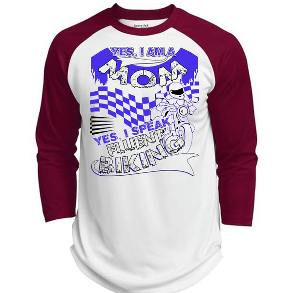 I Am A Mom T Shirt, I Love Biker T Shirt, Awesome T-Shirts  (Polyester Game Baseball Jersey)