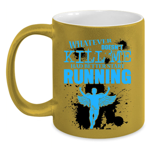 Cool Gift For Runner Coffee Mug, Running Accent Mug