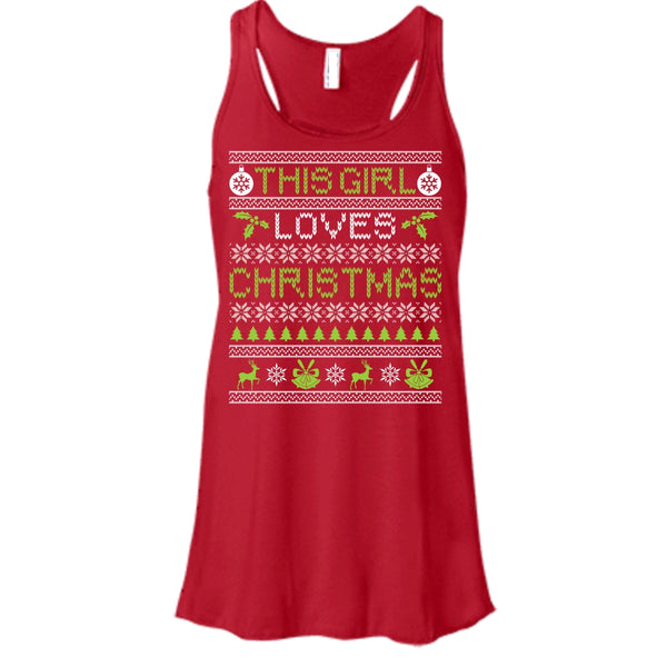 This Girl Loves Christmas T Shirt, Gift For Daughter T Shirt, Cool T Shirt