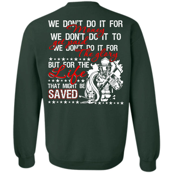 I Love Firefighter T Shirt, Fire Engine Riding Sweatshirt