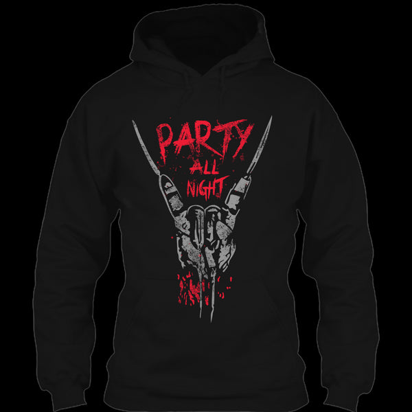 A black t-shirt with the shopify logo