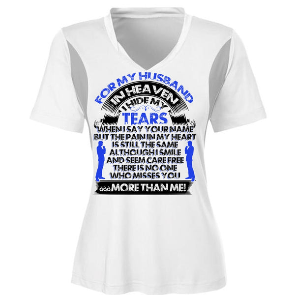 For My Husband In Heaven T Shirt, I Love Husband T Shirt, Awesome T-Shirts