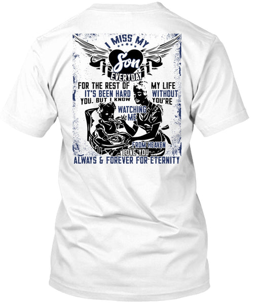 A black t-shirt with the shopify logo