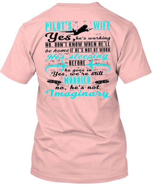 Pilot's Wife T Shirt, I Love Pilot T Shirt