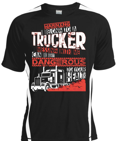 A black t-shirt with the shopify logo