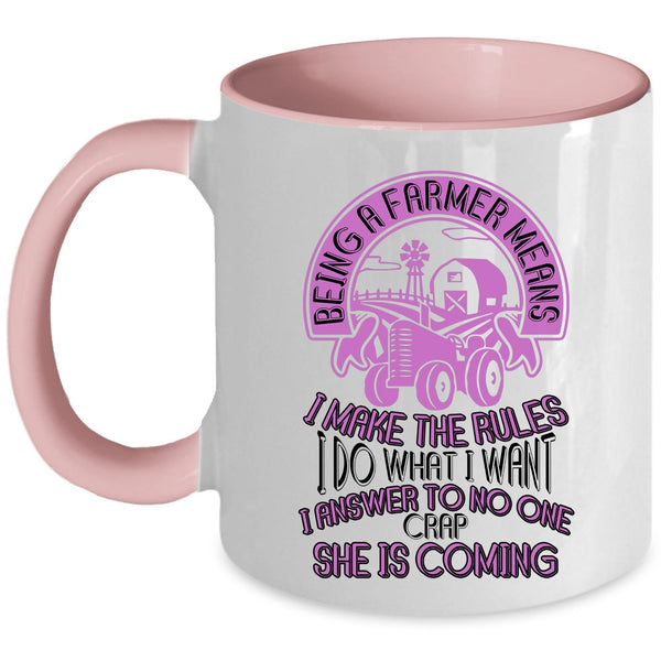 Best Farmer Ever Coffee Mug, Being A Farmer Accent Mug