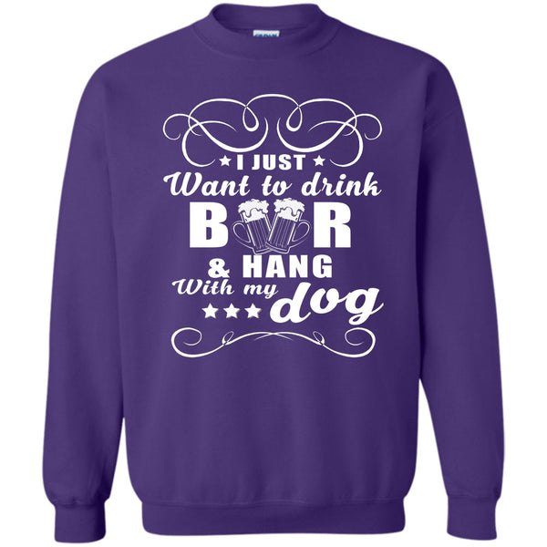 Hang Out With My Dog T Shirt, My Favorite Activity Sweatshirt