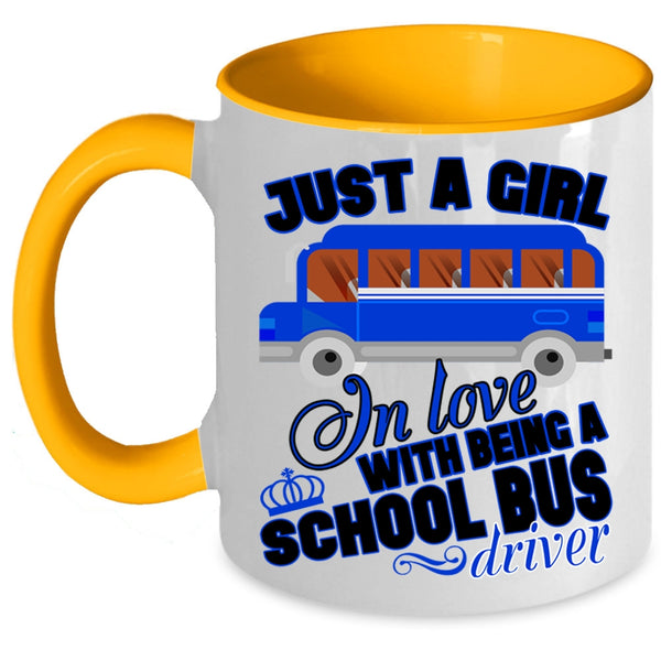 Being A School Bus Driver Coffee Mug, Cool Girls Accent Mug