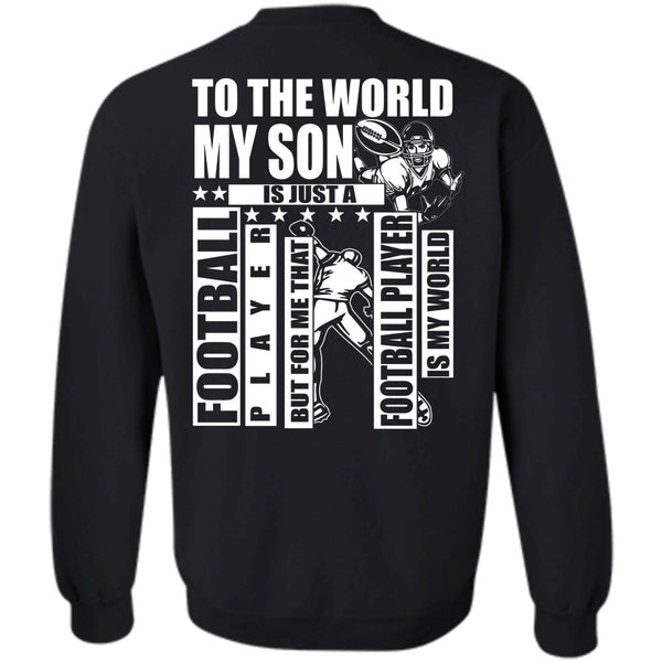 A black t-shirt with the shopify logo