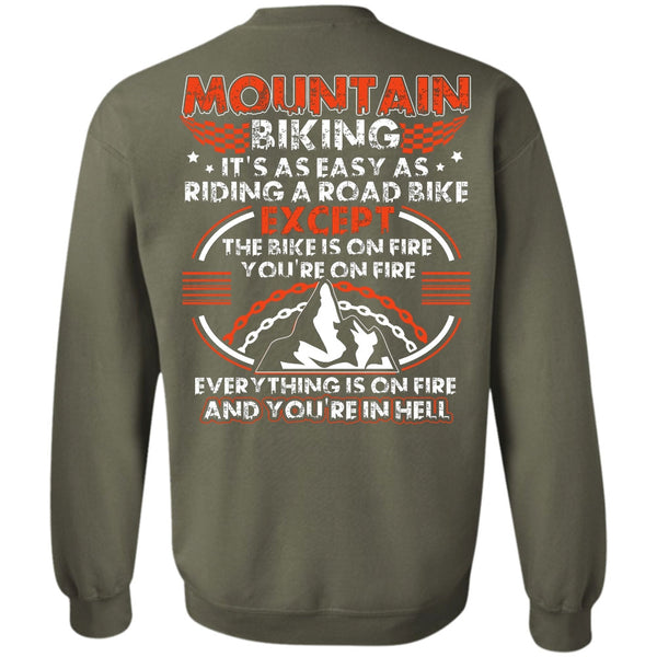 Riding A Road Bike T Shirt, I Love Biker Sweatshirt