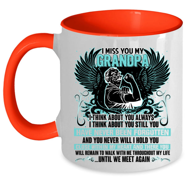 Awesome Grandpa Coffee Mug, I Miss You My Grandpa Accent Mug