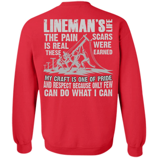 The Pain Is Real T Shirt, I Love Lineman Sweatshirt