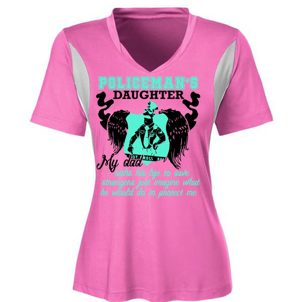 Policeman's Daughter T Shirt, I Love Police T Shirt, Awesome T-Shirts